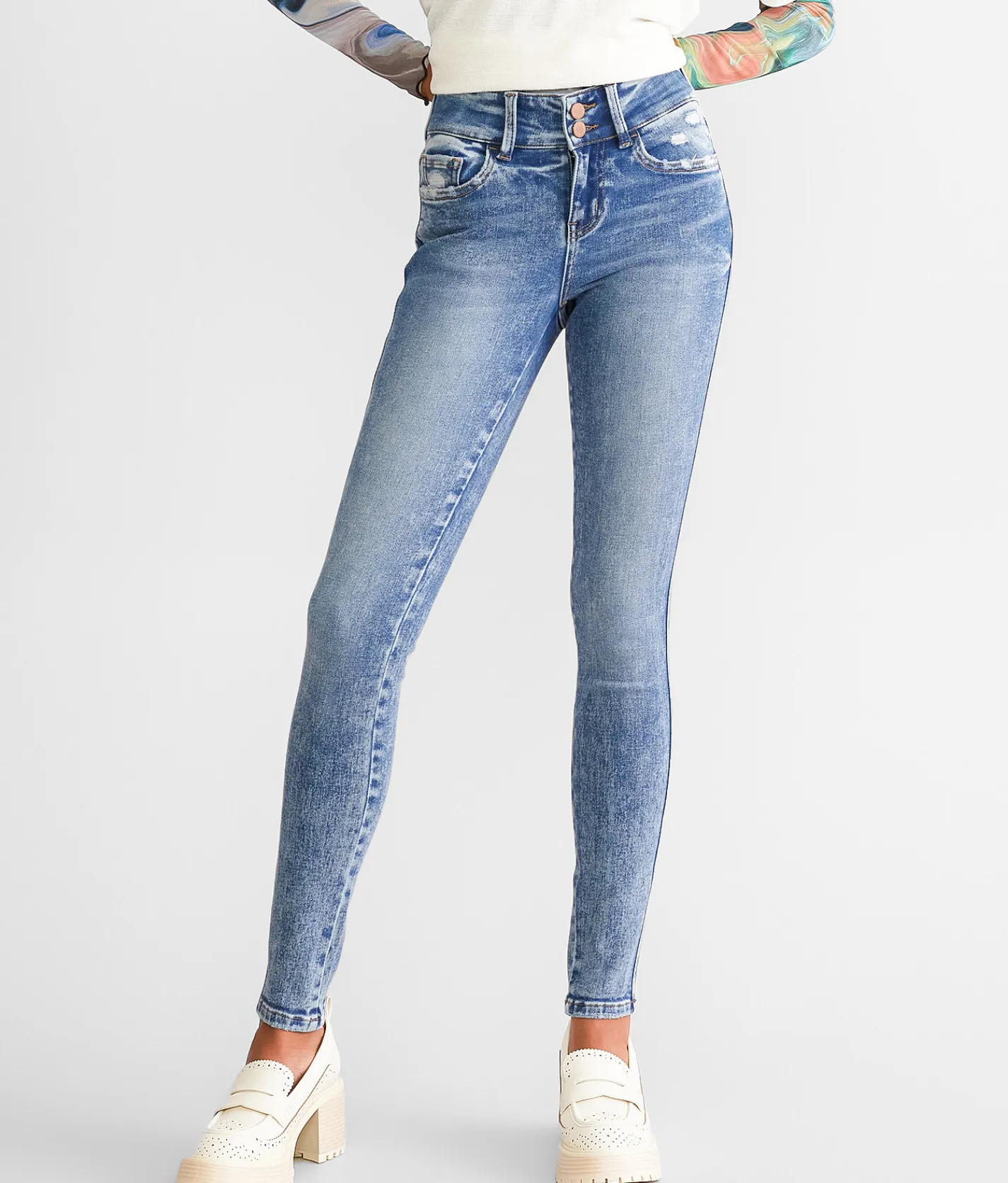 Jeans|Bottoms | Flying Monkey Mid-Rise Skinny Stretch Jean Willingness