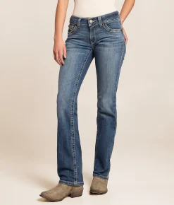 Jeans|Bottoms | Ariat Mid-Rise Straight Stretch Jean Canadian