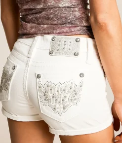 Bottoms|Shorts | Miss Me Mid-Rise Stretch Short W01