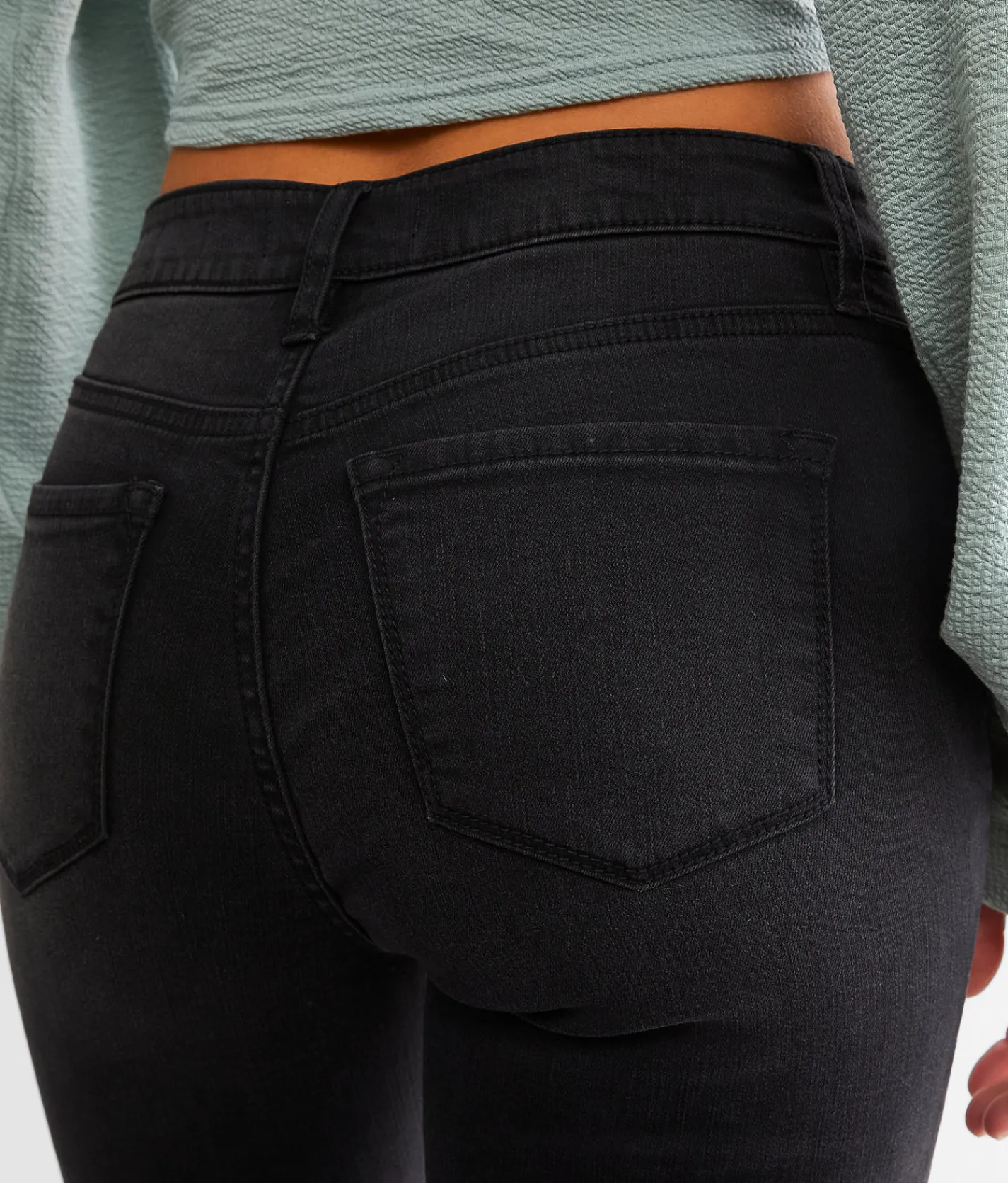 Jeans|Sale Jeans | KanCan Signature Mid-Rise Super Flare Stretch Jean Black