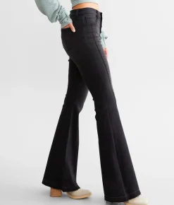 Jeans|Sale Jeans | KanCan Signature Mid-Rise Super Flare Stretch Jean Black