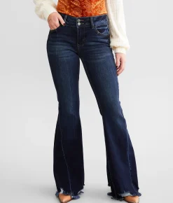 KanCan Signature Mid-Rise Super Flare Stretch Jean Pam Clearance