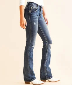 Jeans|Bottoms | Miss Me Mid-Rise Tailored Boot Stretch Jean M755C