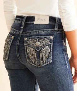 Jeans|Bottoms | Miss Me Mid-Rise Tailored Boot Stretch Jean M755C