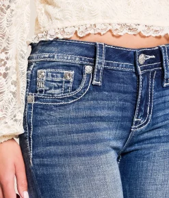 Jeans|Bottoms | Miss Me Mid-Rise Tailored Boot Stretch Jean K1530