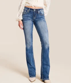 Jeans|Bottoms | Miss Me Mid-Rise Tailored Boot Stretch Jean K1530