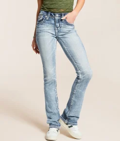 Miss Me Mid-Rise Tailored Boot Stretch Jean M1076 Clearance