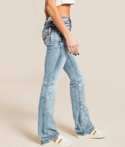 Jeans|Bottoms | Miss Me Mid-Rise Tailored Boot Stretch Jean M1015
