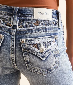 Jeans|Bottoms | Miss Me Mid-Rise Tailored Boot Stretch Jean M383