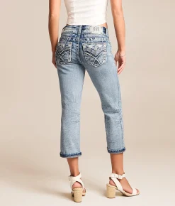 Jeans|Bottoms | Miss Me Mid-Rise Universal Capri Stretch Jean M1015