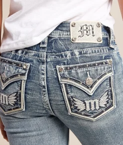 Bottoms | Miss Me Mid-Rise Universal Stretch Cuffed Capri Jean M1015