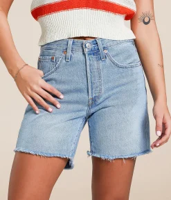 Levi's® 501 Mid-Thigh Short Fun Flare New