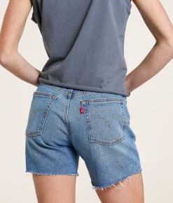 Bottoms|Shorts | Levi's® 501 Mid-Thigh Stretch Short Ticked and Untied