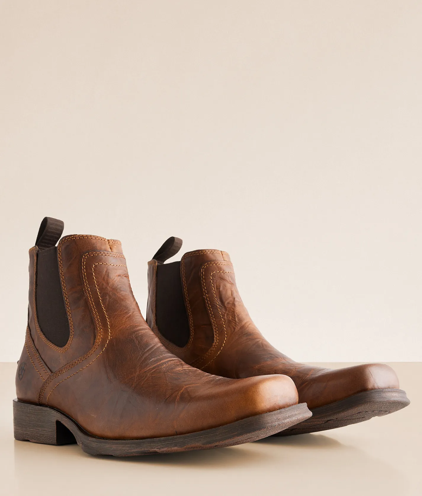 Ariat Midtown Rambler Leather Chelsea Boot Barn Brown New