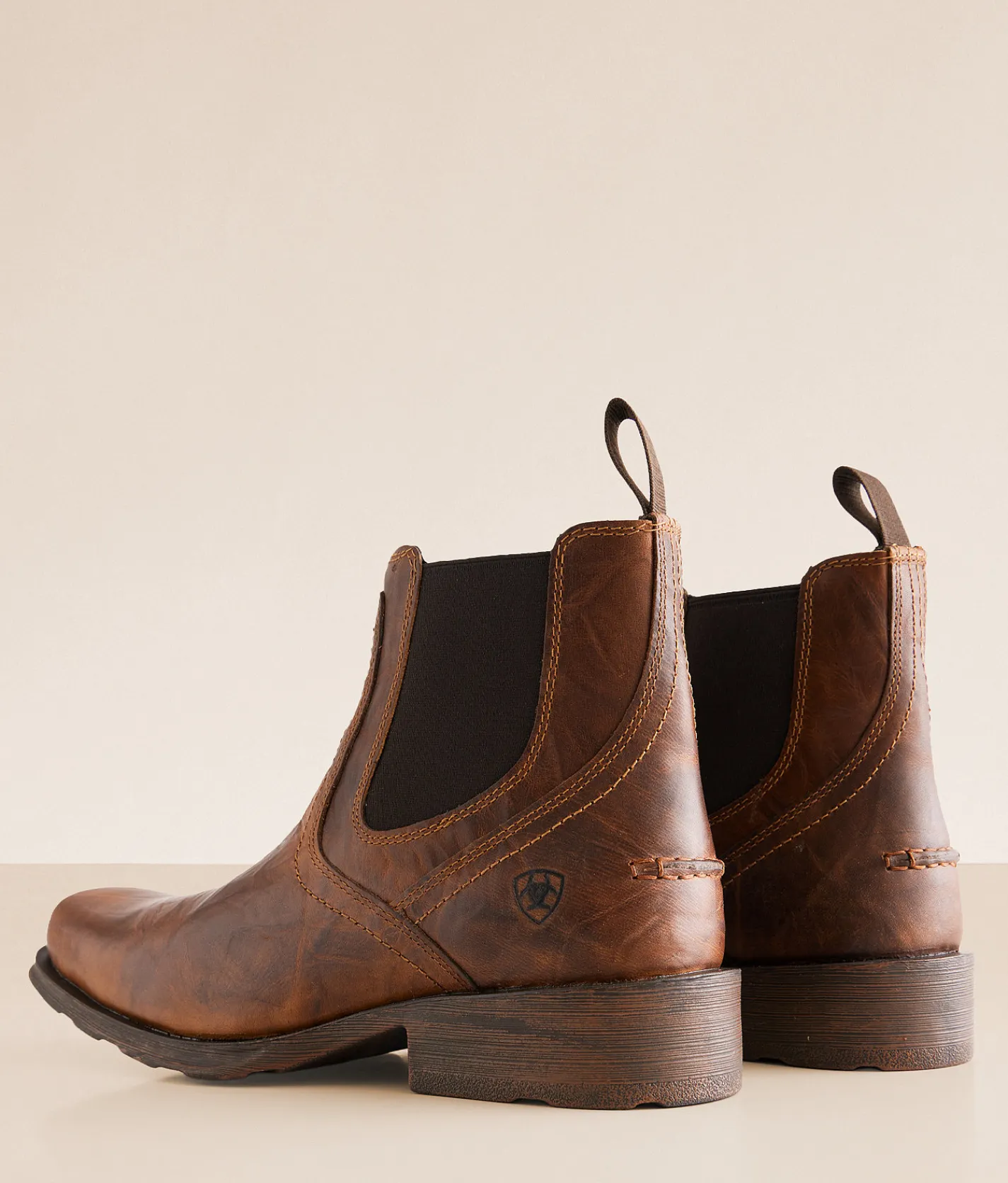 Ariat Midtown Rambler Leather Chelsea Boot Barn Brown New