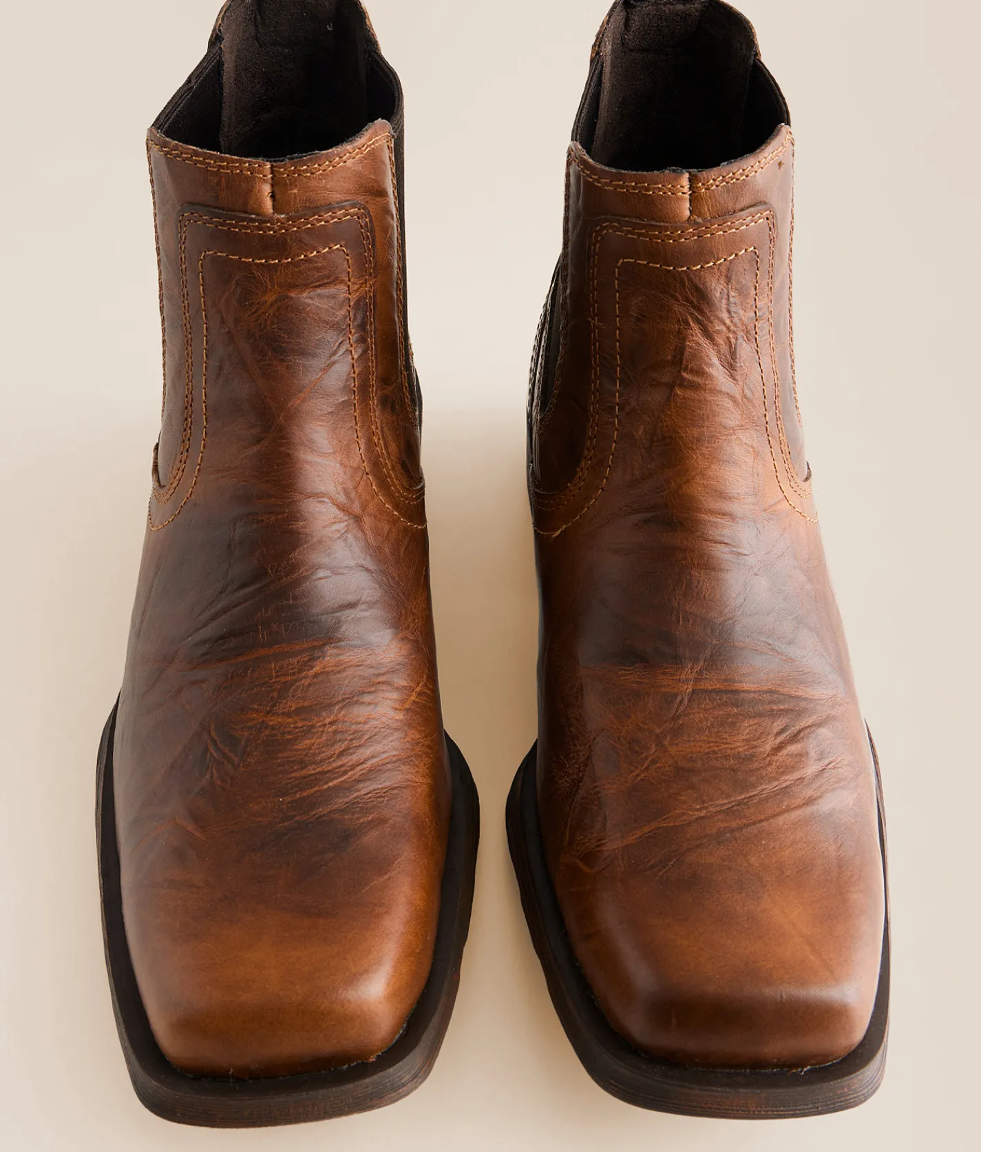 Ariat Midtown Rambler Leather Chelsea Boot Barn Brown New