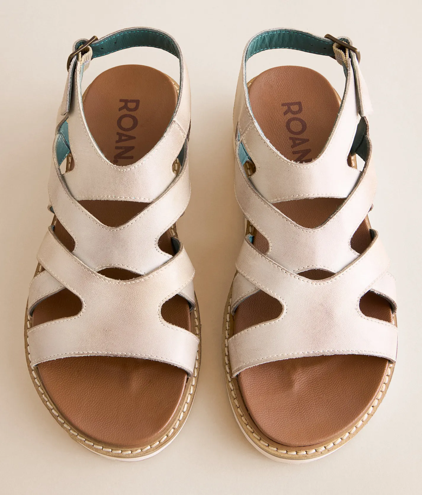 Shoes | Roan by Bed Stu Midway Leather Sandal Bone HD