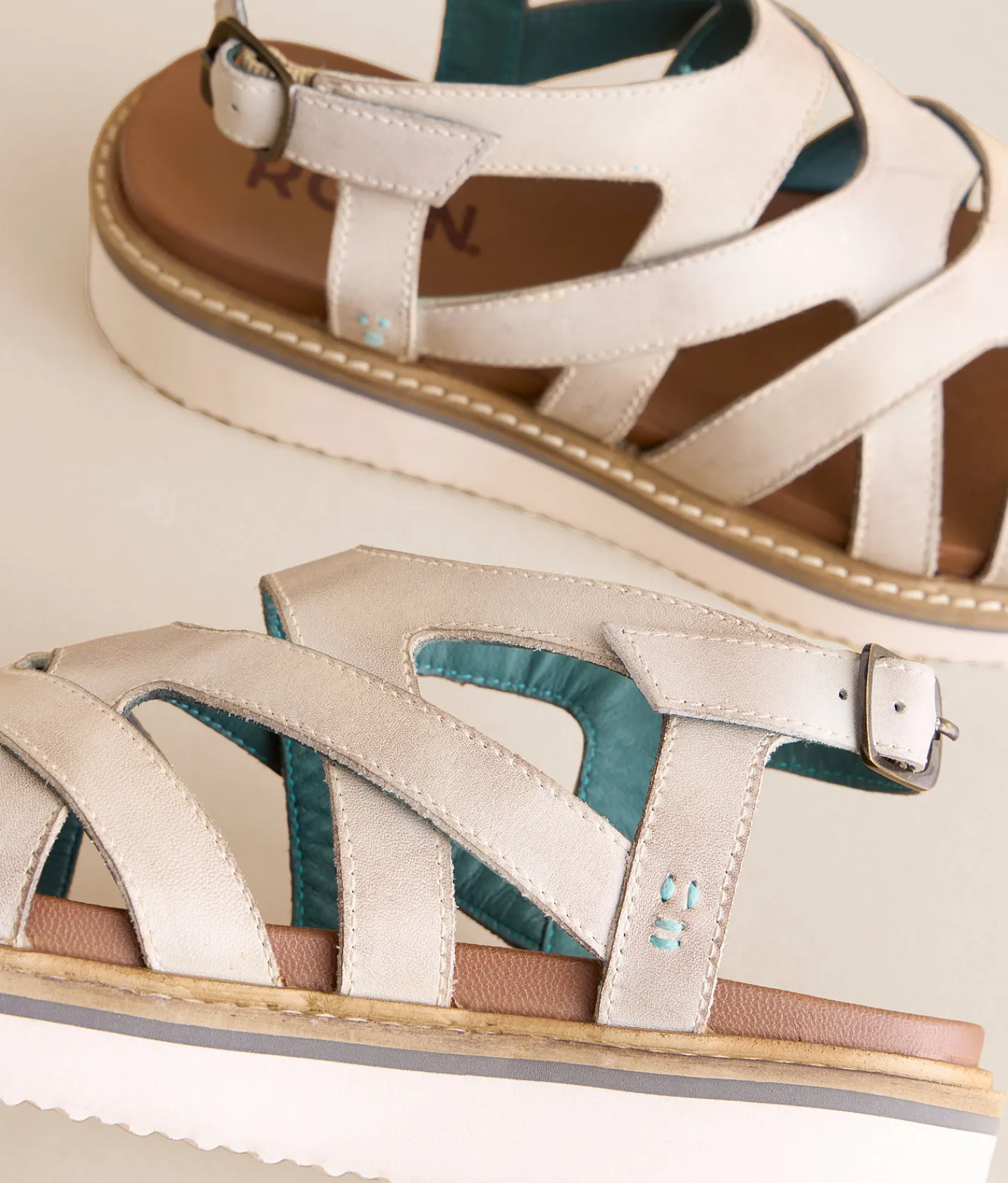 Shoes | Roan by Bed Stu Midway Leather Sandal Bone HD
