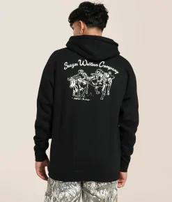 Seager Midweight Los Rios Hooded Sweatshirt Black Sale