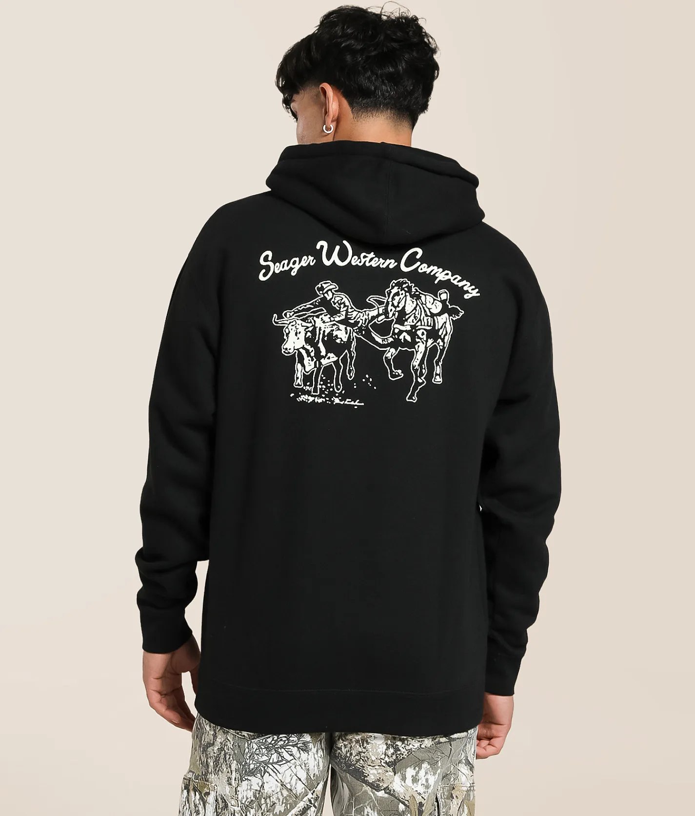 Seager Midweight Los Rios Hooded Sweatshirt Black Sale