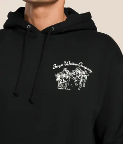 Seager Midweight Los Rios Hooded Sweatshirt Black Sale