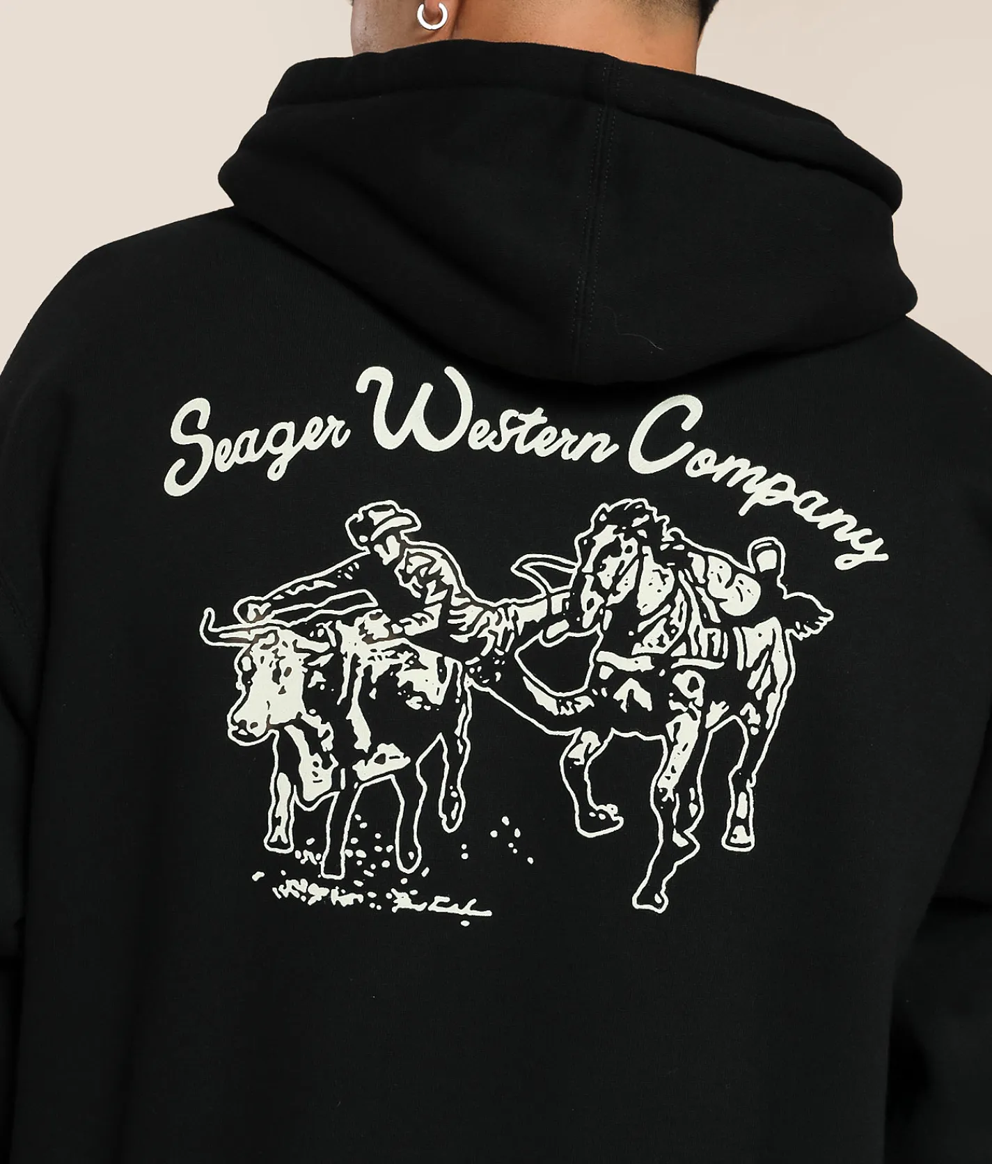 Seager Midweight Los Rios Hooded Sweatshirt Black Sale
