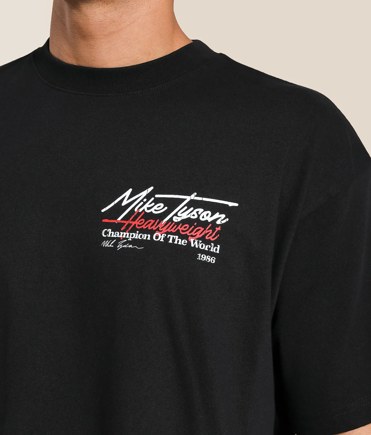ID Supply Co. Mike Tyson Heavyweight Champ T-Shirt Black Hot