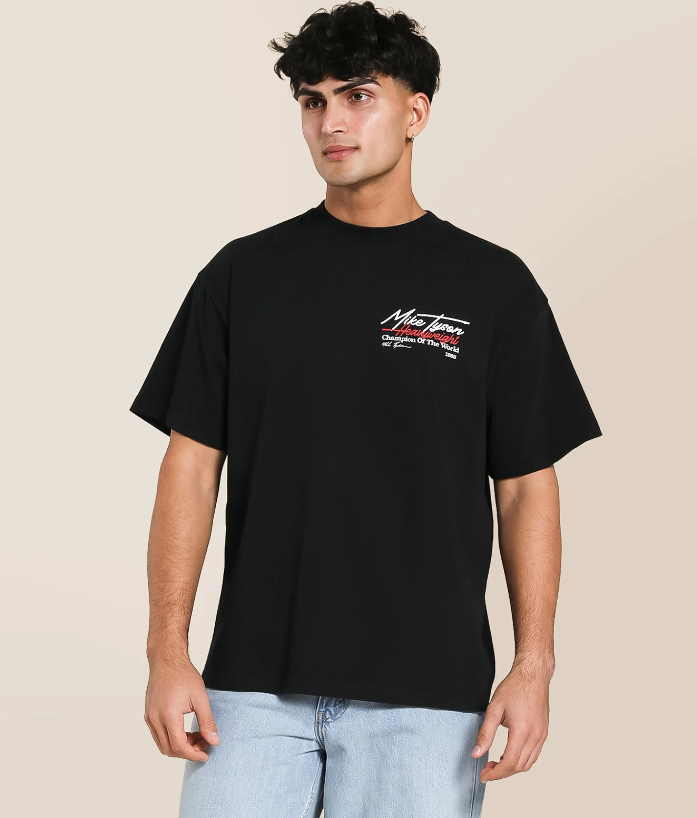 ID Supply Co. Mike Tyson Heavyweight Champ T-Shirt Black Hot