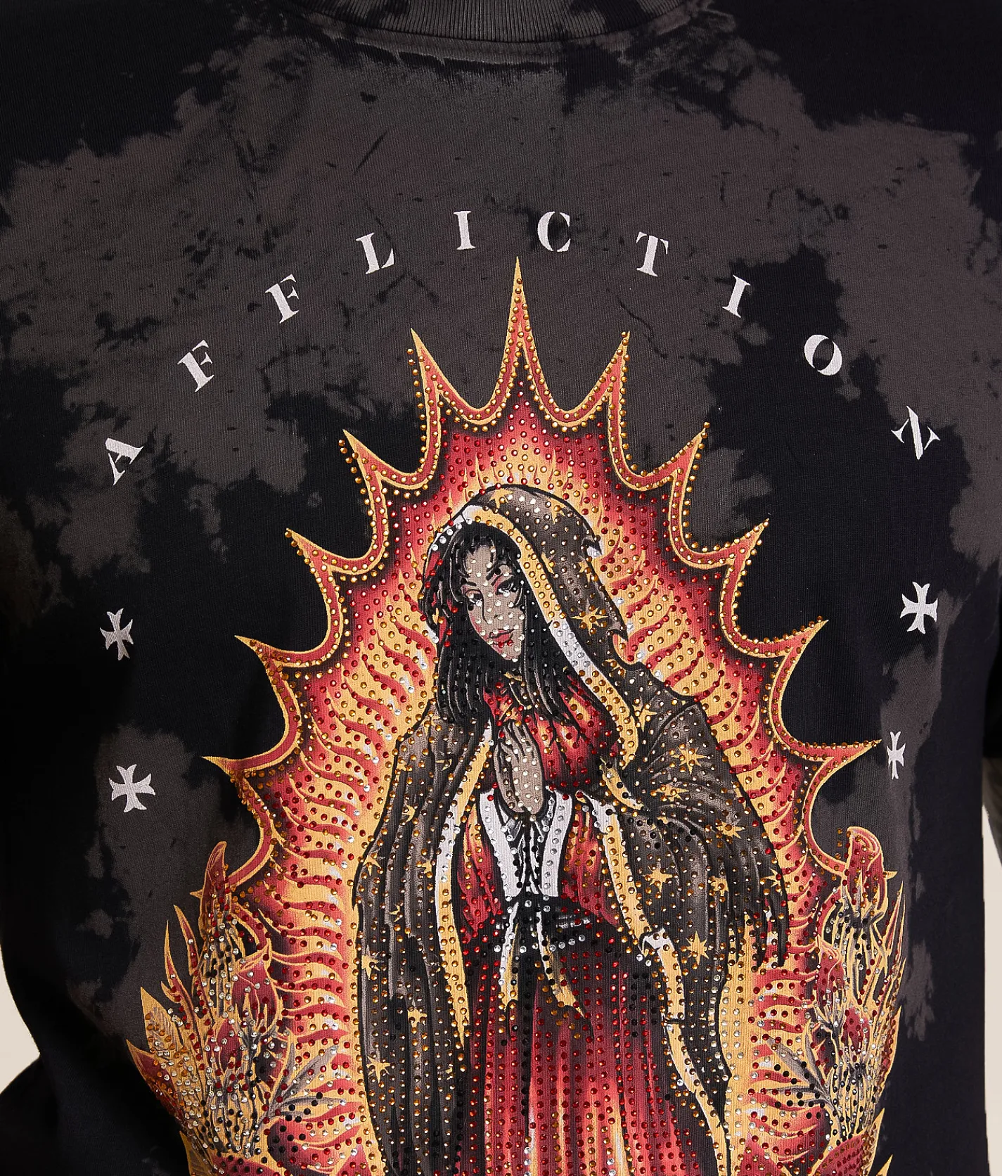 Tops|Graphic T-Shirts | Affliction Milagro T-Shirt Black