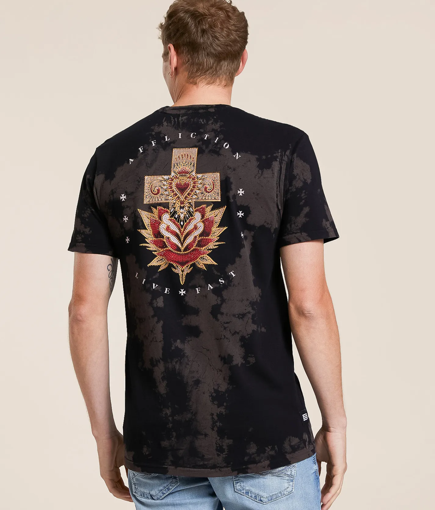 Tops|Graphic T-Shirts | Affliction Milagro T-Shirt Black
