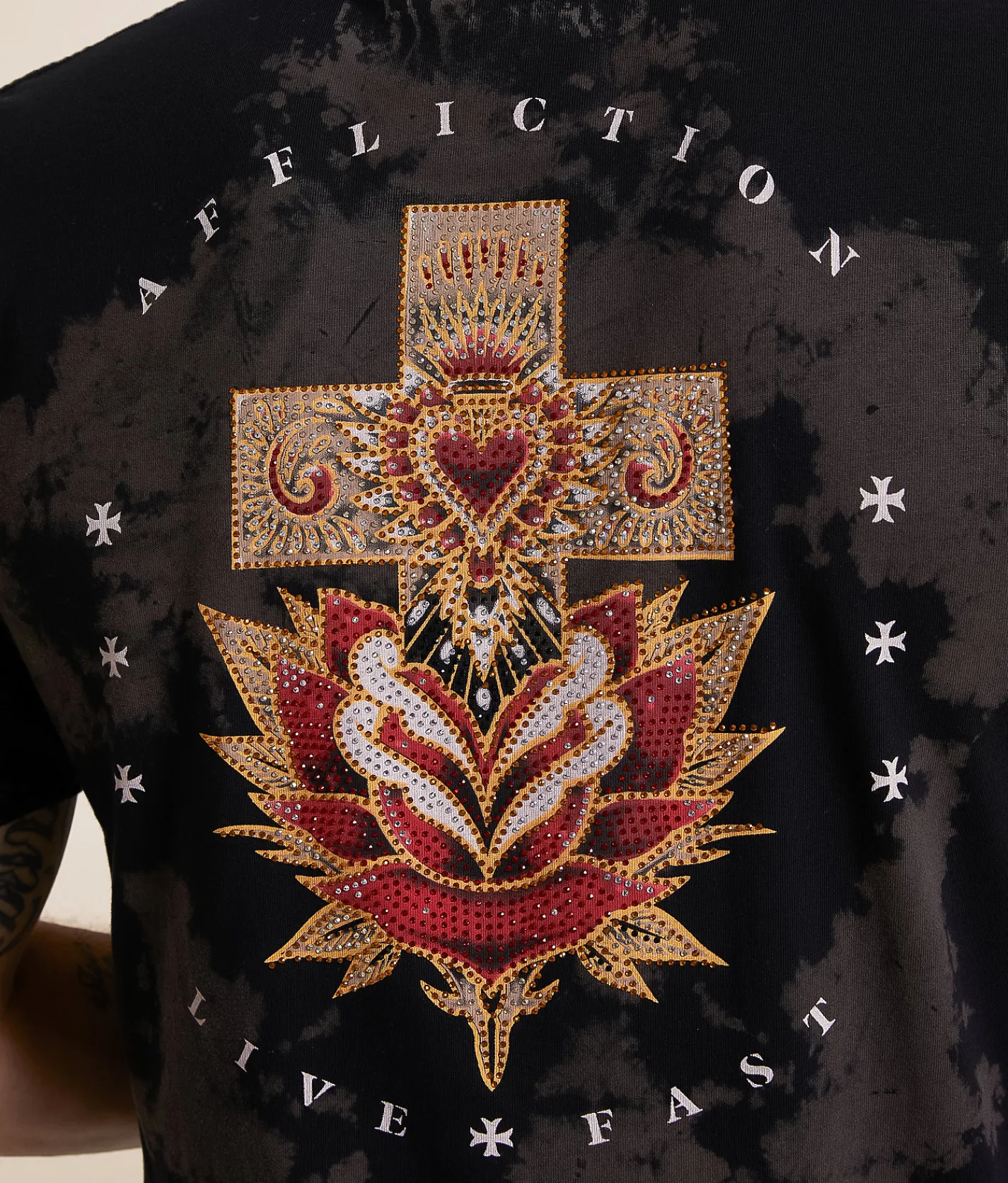 Tops|Graphic T-Shirts | Affliction Milagro T-Shirt Black