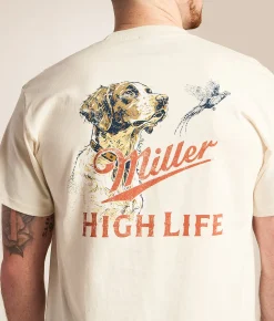 Tops | tee luv Miller High Life Huntin Dog T-Shirt Vintage White