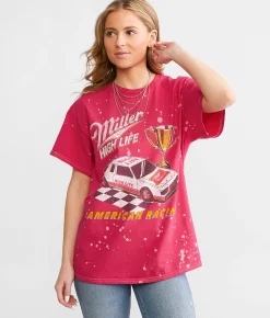 Junkfood Miller High Life Racing T-Shirt Red Clearance