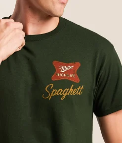 American Needle Miller High Life T-Shirt Forest Green Discount