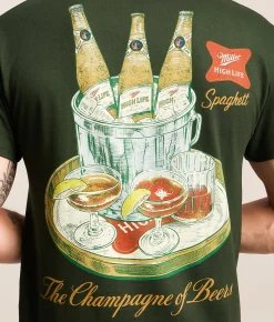American Needle Miller High Life T-Shirt Forest Green Discount