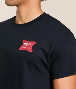 Tops|Graphic T-Shirts | American Needle Miller High Life T-Shirt Black