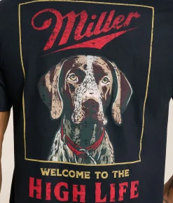 Tops|Graphic T-Shirts | American Needle Miller High Life T-Shirt Black
