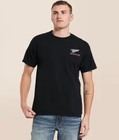 Junkfood Miller High Life Wisconsin T-Shirt Black Best