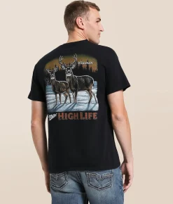 Junkfood Miller High Life Wisconsin T-Shirt Black Best