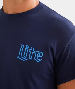 Graphic T-Shirts | Brew City Miller Light Pilsner T-Shirt Navy