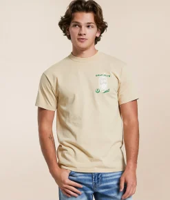 Graphic T-Shirts | Screen Stars Miller Lite Golf Club T-Shirt Sand