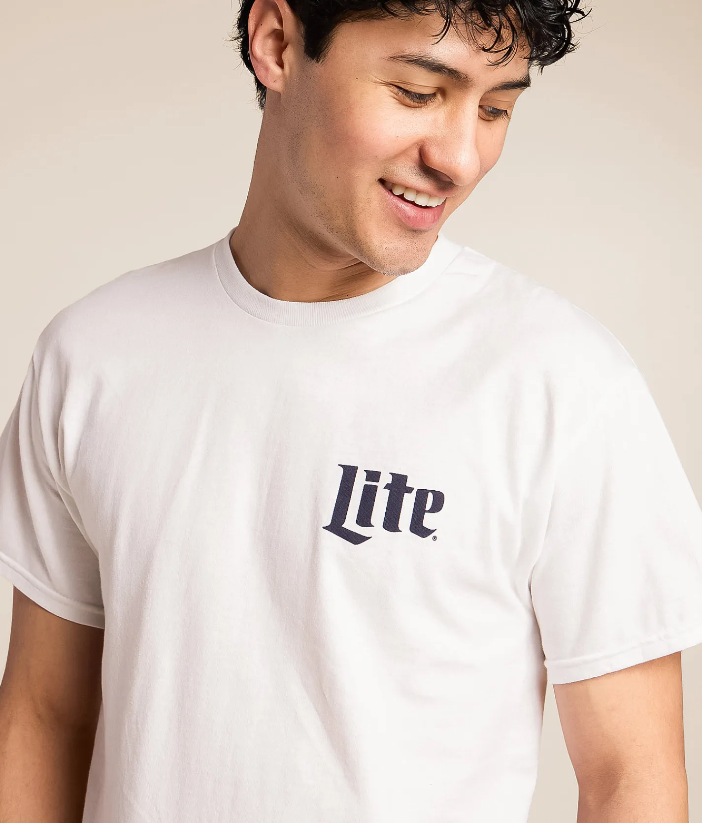 Brew City Miller Lite Golf Stand T-Shirt White