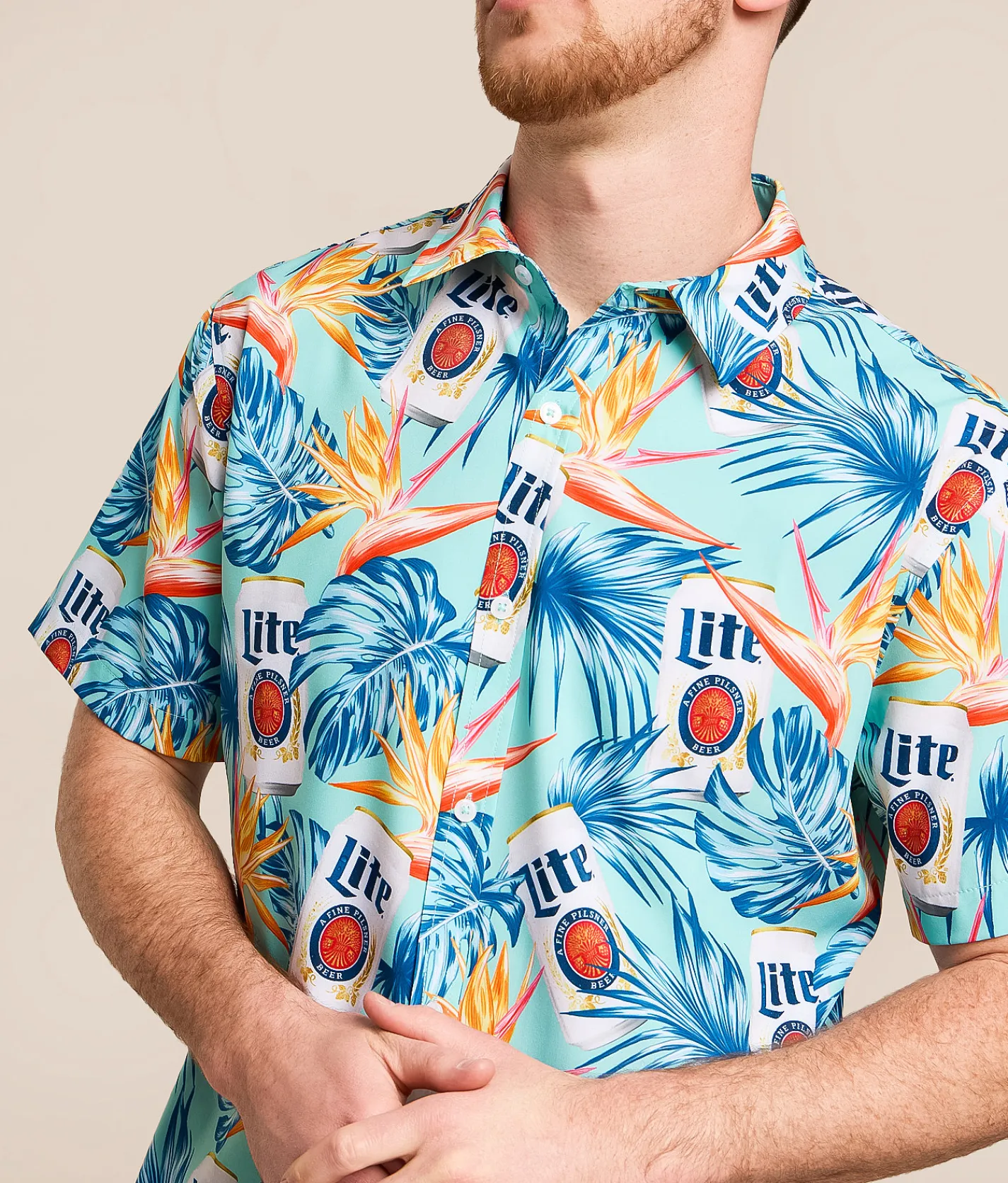 Catalyst Miller Lite Shirt Aruba Blue Sale