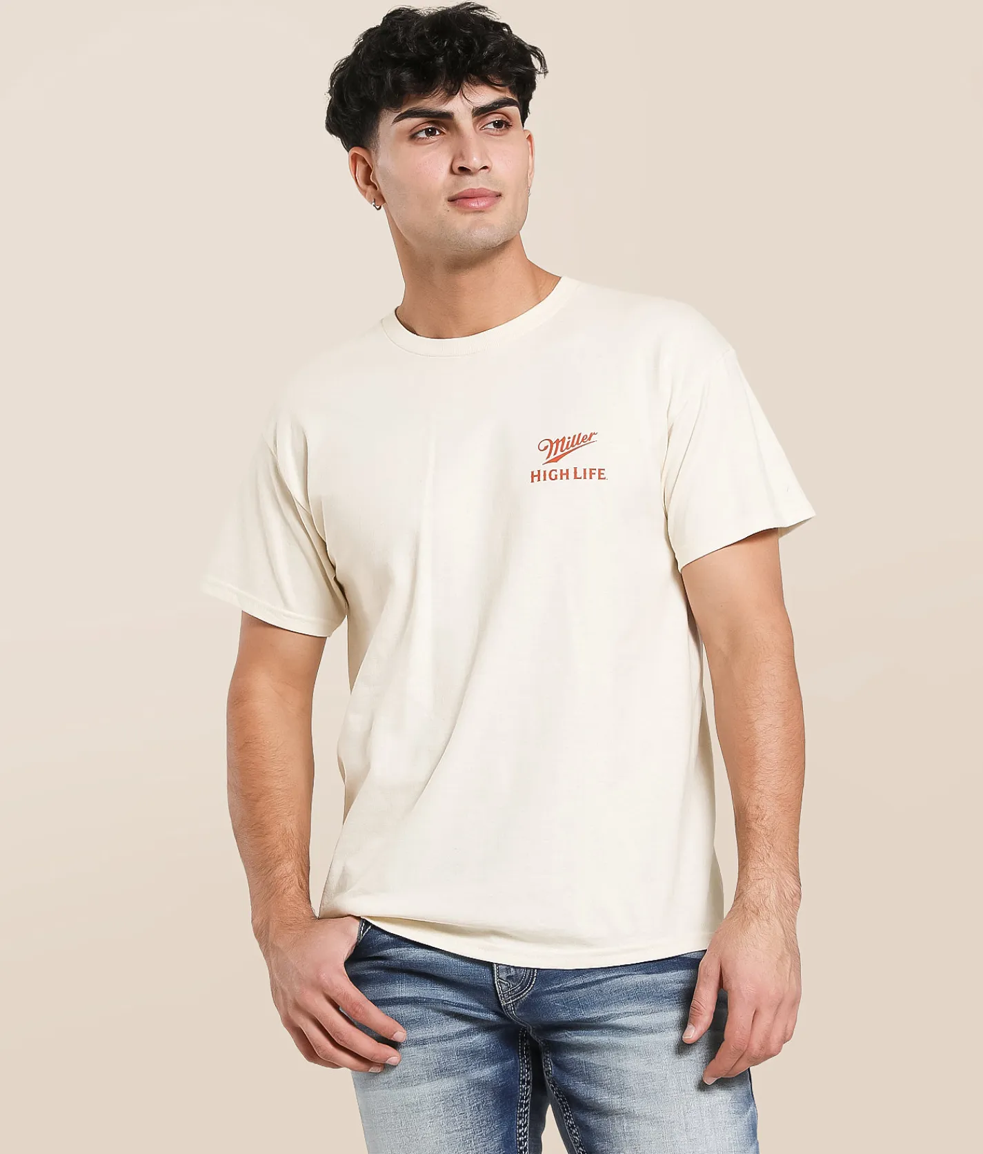 Tops | Brew City Miller Wild Life T-Shirt Natural