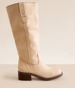 Shoes | Beast Fashion Mills Stomper Boot Beige