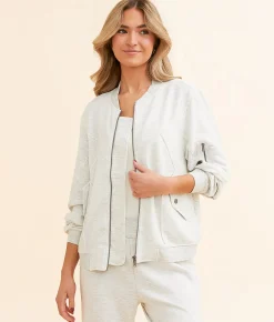 Buckle Black Miloh Jacket Ivory Heather Grey Sale
