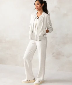Coats & Jackets|Activewear | Buckle Black Miloh Jacket Ivory Heather Grey