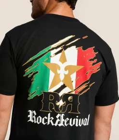 Tops|Graphic T-Shirts | Rock Revival Milo T-Shirt Black