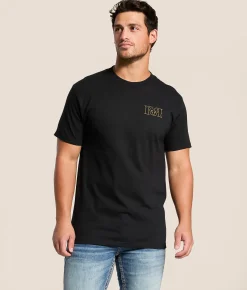 Tops|Graphic T-Shirts | Rock Revival Milo T-Shirt Black