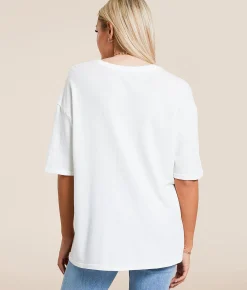 Z Supply Mimosa Social T-Shirt Sea Salt Hot